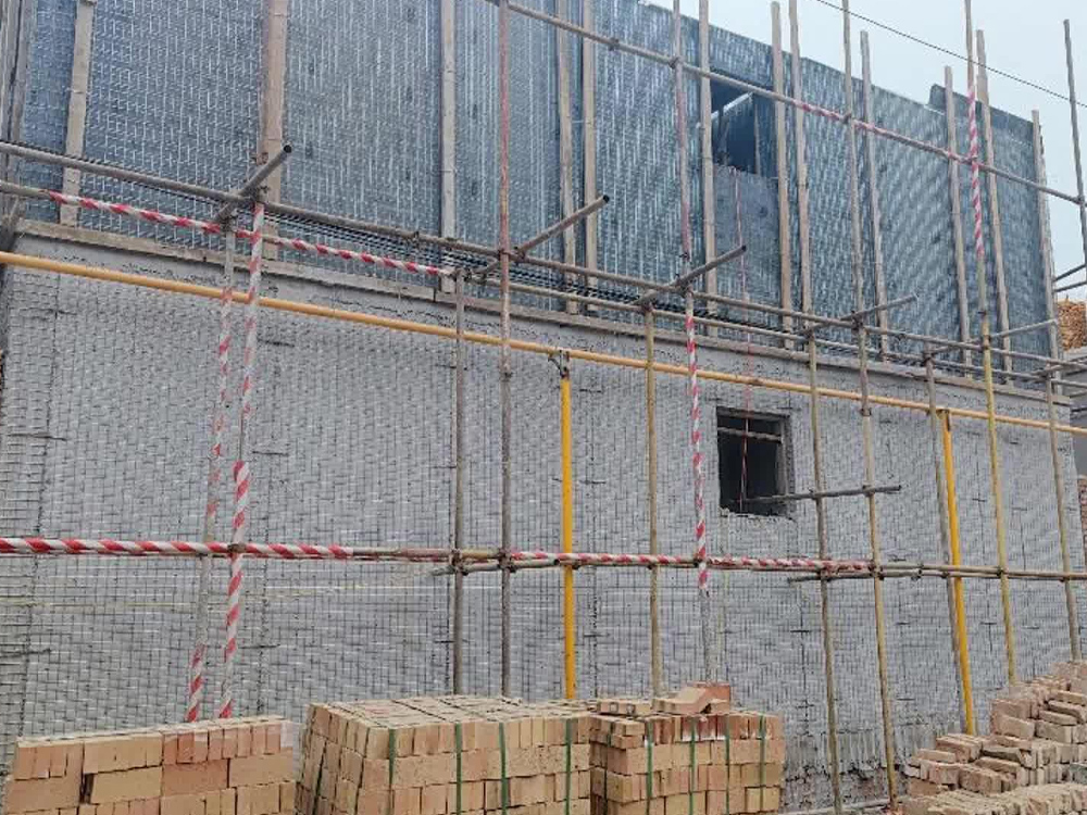 叠合钢网低碳建房