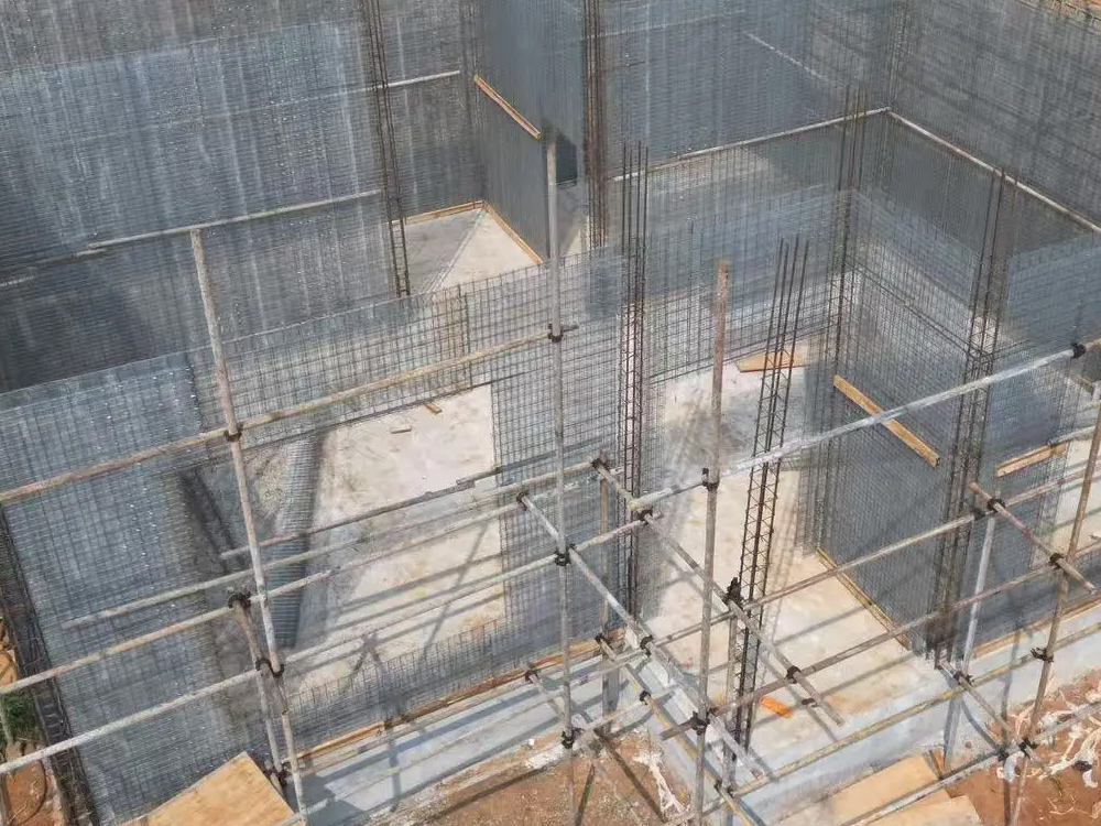 叠合钢网低碳建房